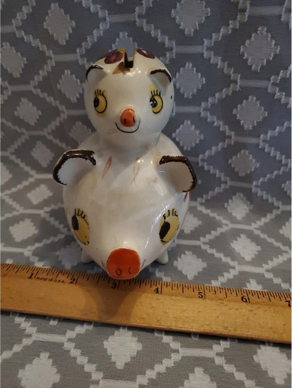 Vintage Japanese Double Pig Bank
